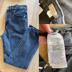 Madewell The Perfect Vintage Jean (grey/black)